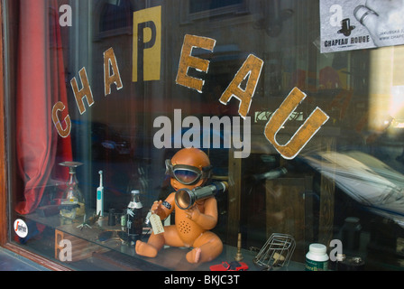 Chapeau Rouge bar discothèque Prague République Tchèque Europe extérieur Banque D'Images