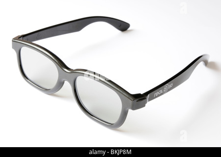 Paire de lunettes Cinema 3D Banque D'Images