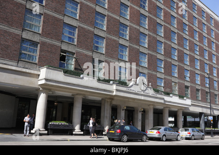 L'aspect frontal exclusif de Hyatt Regency Churchill Hotel, situé sur le côté ouest de Portman Square à Londres. Banque D'Images