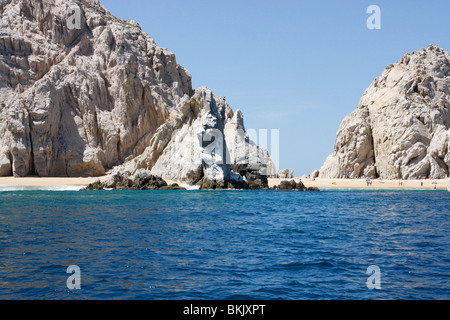 De belles plages et de formations rocheuses à Cabo St Lucas, Mexique Banque D'Images