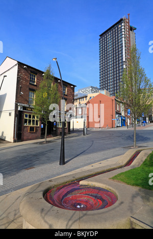 Howard Street, partie de la City Campus, Sheffield Hallam University, Sheffield, South Yorkshire, Angleterre, Royaume-Uni. Banque D'Images