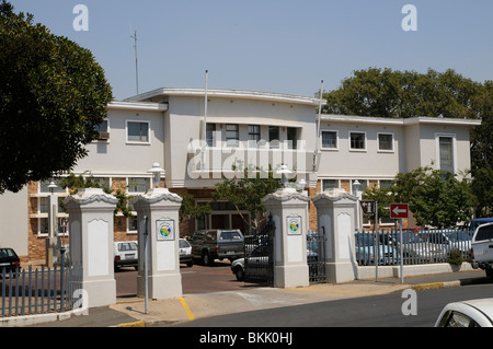 Municipalité de Malmesbury centre ville de ce bâtiment la plus grande ville de la région de l'Orothamnus zeyheri Western Cape Afrique du Sud Banque D'Images