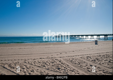 Pier de Deerfield Beach à Miami en Floride Banque D'Images