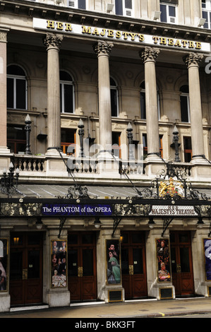 Her Majesty's Theatre, Haymarket, Londres, Angleterre, Royaume-Uni Banque D'Images