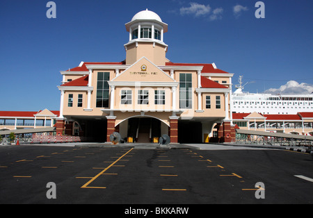 Swettrenham Pier Cruise Terminal, George Town, Penang, Malaysia Banque D'Images