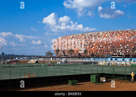 L'Afrique du sud de la Coupe du Monde 2010, le Soccer City Stadium de Johannesburg, capacité 89,000 Banque D'Images