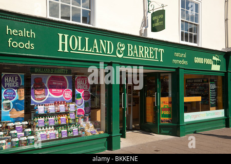 Holland & Barrett aliments santé shop Banque D'Images