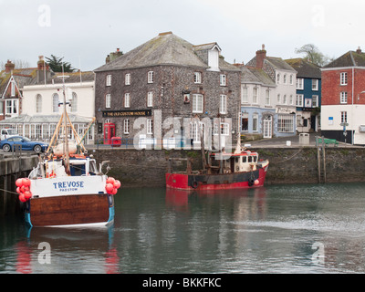 Old Custom House Inn, Padstow, Cornwall, England, UK Banque D'Images