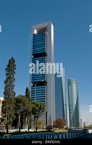 Torre Caja Madrid Cuatro Torres Business District Banque D'Images