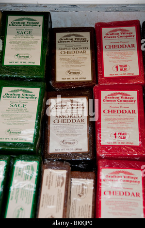 Country Store,maison,Magasins,Local,Production,pains,confitures,pays,alimentaire,fromages,Weston Foods Weston, Country Store, New York USA Banque D'Images