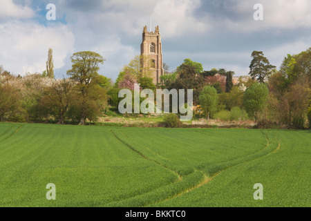 Grande-bretagne Angleterre Suffolk Stoke by Nayland Eglise St Mary Pays de Constable Printemps Banque D'Images