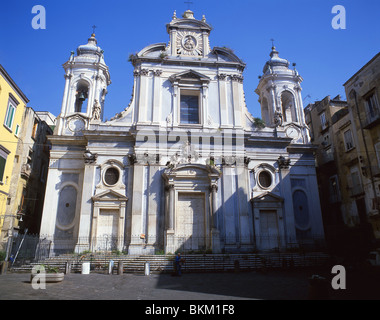 Compresso dei Gerlomini Église, Via Tribunali, ancienne capitale, Naples, Italie Banque D'Images