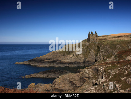 Portpatrick Dunskey, près de château, Dumfries et Galloway, en Écosse. Banque D'Images