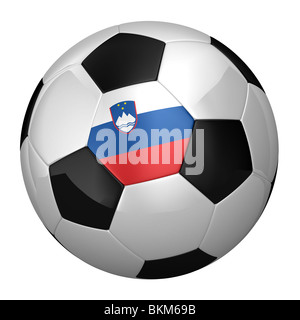 Ballon de football slovène Banque D'Images