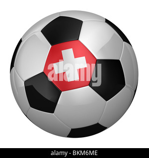 Ballon de football suisse Banque D'Images