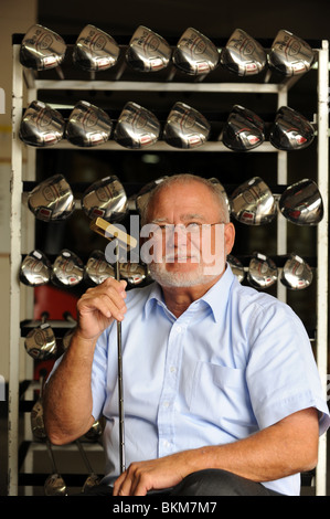 John Solheim président de clubs de golf Ping Banque D'Images