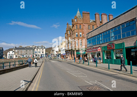 La rue George Oban ARGYLL & BUTE Ecosse Banque D'Images