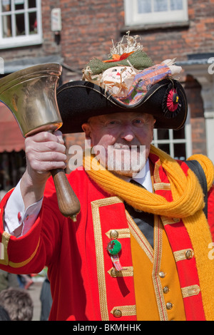 Robin Burfoot crieur public pour Rochester Kent Banque D'Images