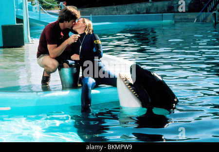 JAWS 3-D (1983) Dennis Quaid, BESS ARMSTRONG JW3 007 Banque D'Images