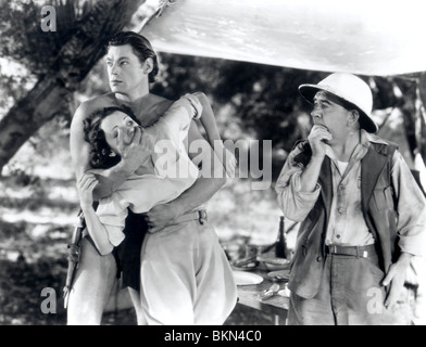 L'ÉVASION de Tarzan (1936), Johnny Weissmuller MAUREEN O'SULLIVAN, HERBERT MUNDIN TZE 002P Banque D'Images