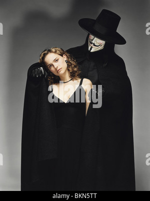 V pour Vendetta (2005) Natalie Portman, HUGO WEAVING VPOUR 001-32 Banque D'Images