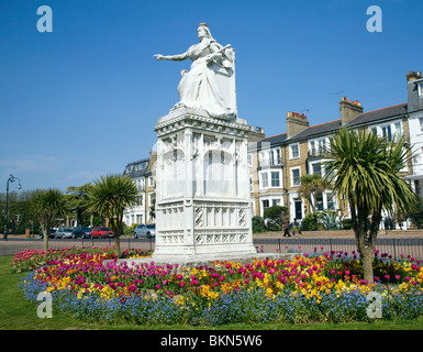 Statue de la reine Victoria, Clifftown Parade, Southend, Essex Banque D'Images