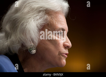 La Cour suprême à la retraite la Juge Sandra Day O'Connor Banque D'Images