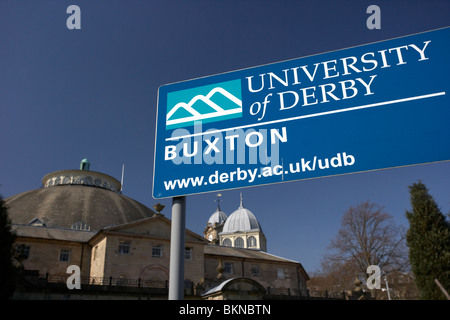 Ancien hôpital royal devonshire maintenant Université de Derby à Buxton Derbyshire, Angleterre bâtiment UK Banque D'Images