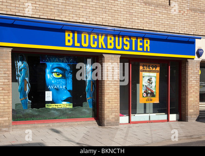 Blockbuster Video DVD store Banque D'Images
