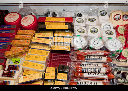 Country Store,maison,Magasins,Local,Production,pains,confitures,pays,alimentaire,fromages,Weston Foods Weston, Country Store, New York USA Banque D'Images