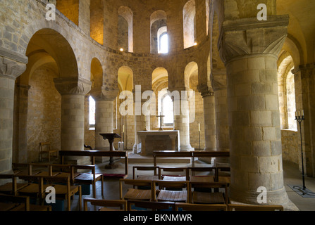 Chapelle St Johns une chapelle Norman à l'intérieur de la tour blanche à la Tour de Londres au Royaume-Uni Banque D'Images