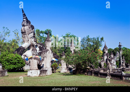 Xieng Khuan Buddha Park, Vientiane, Laos Banque D'Images