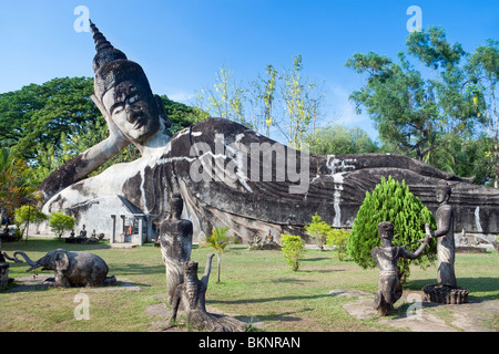 Xieng Khuan Buddha Park, Vientiane, Laos Banque D'Images