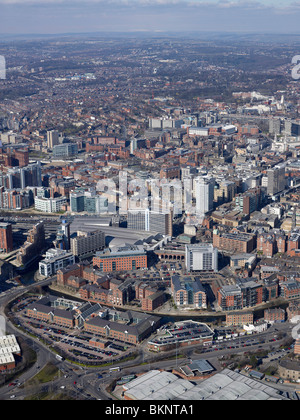 Le centre-ville de Leeds, zone commerciale et juridique principal, West Yorkshire, Angleterre du Nord Banque D'Images