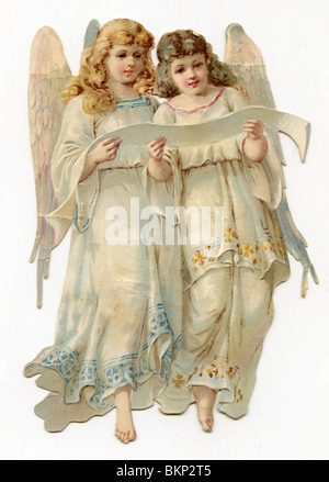 Anges de Noël Banque D'Images