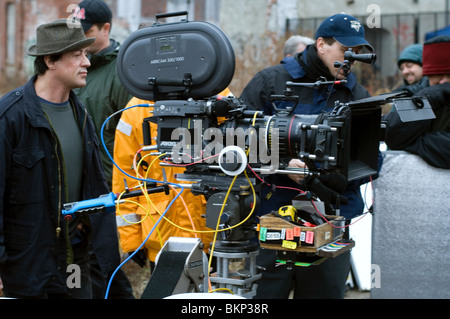 Sur le plateau de tournage (ALT) (ALT) O/S "Rocky Balboa" (2006), Sylvester Stallone (DIR) RCKY 001-25 Banque D'Images