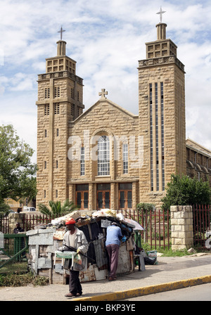 Cathédrale catholique romaine à Maseru, capitale du Lesotho Banque D'Images