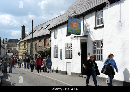 L'auberge de soleil dans le village d'Oisans en Afrique du Shropshire England Uk Banque D'Images