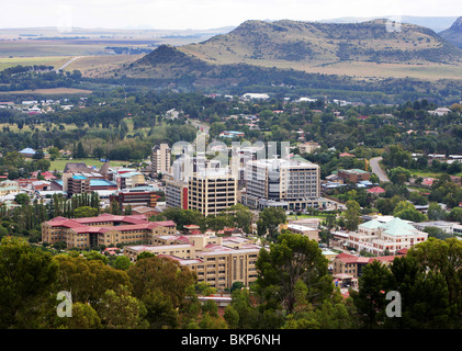 Ville de Maseru, capitale du Lesotho Banque D'Images