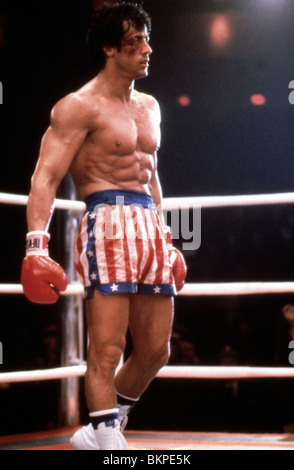 ROCKY IV (1985), Sylvester Stallone RK4 109 Banque D'Images