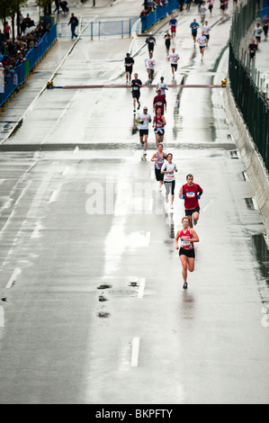 C'est une image prise à partir de la BMO 2010 Marathon de Vancouver. Banque D'Images