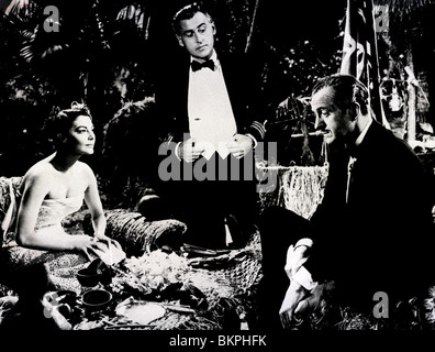 La petite hutte David Niven, STEWART GRAINGER, AVA GARDNER TLHT 002CP Banque D'Images