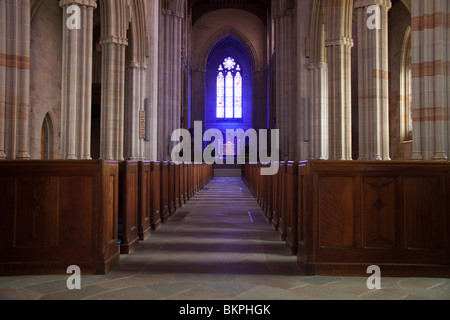 Intérieur de la cathédrale de Swedenborgian, Bryn Athyn, New York USA Banque D'Images