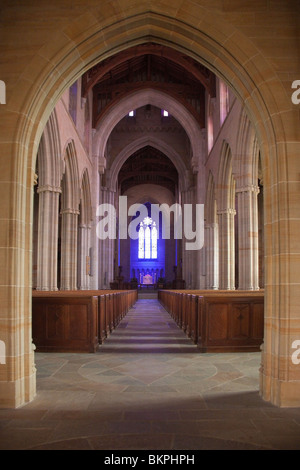 Intérieur de la cathédrale de Swedenborgian, Bryn Athyn, New York USA Banque D'Images