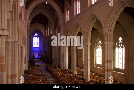 Intérieur de la cathédrale de Swedenborgian, Bryn Athyn, New York USA Banque D'Images