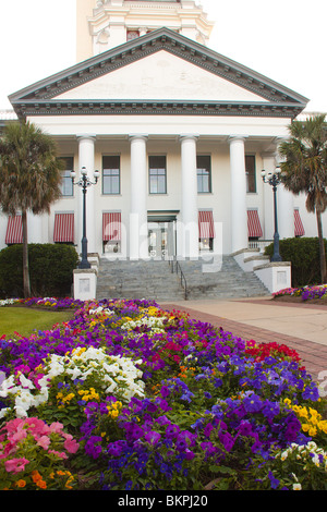 Old State Capitol, Tallahassee, Florida, USA au printemps. Banque D'Images