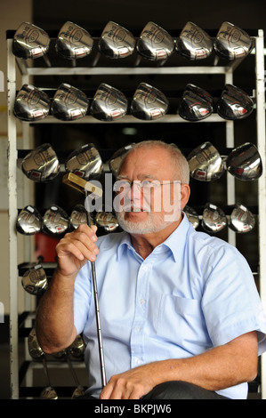 John Solheim président de clubs de golf Ping Banque D'Images