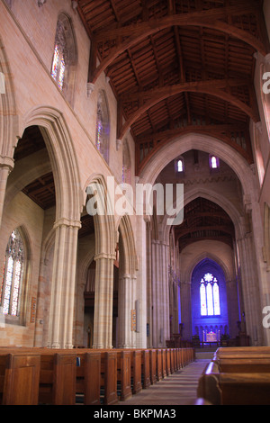 Intérieur de la cathédrale de Swedenborgian, Bryn Athyn, New York USA Banque D'Images