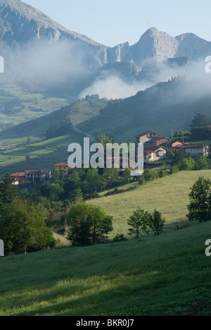 Vallée de Liebana, Massif Central, Picos de Europa, l'Espagne Banque D'Images