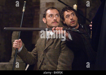 SHERLOCK HOLMES (2009) ROBERT DOWNEY JR, Jude Law, Guy Ritchie (DIR) 003 Banque D'Images